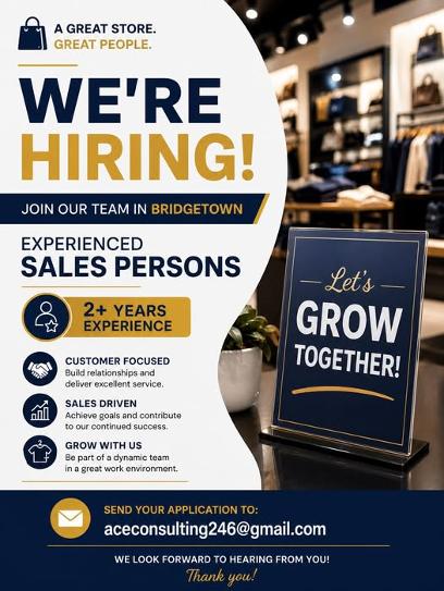 Experienced Sales Staff