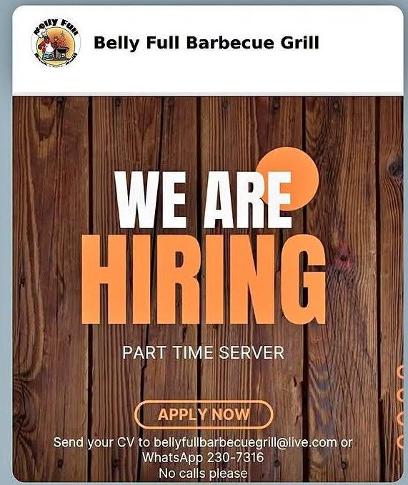 Part Time Server