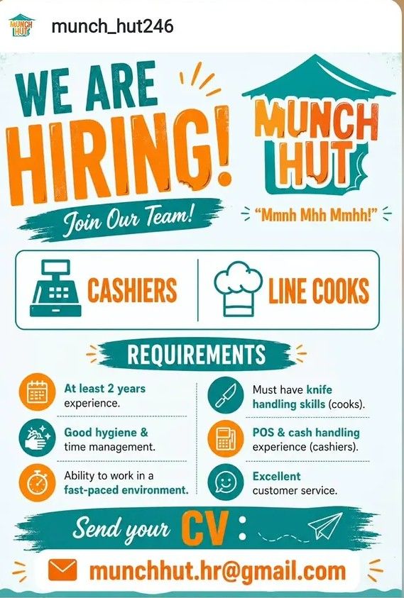 Cashiers job